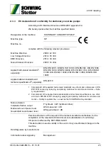 Preview for 25 page of Schwing SP 1800 Original Operating Instructions