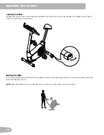 Preview for 14 page of Schwinn 130i Upright Bike Assembly Manual / Owner'S Manual