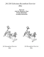 Schwinn 201 Recumbent Bike Manual preview