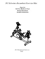 Preview for 1 page of Schwinn 202 Recumbent Bike Assembly Instructions Manual