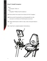 Предварительный просмотр 21 страницы Schwinn 226 Recumbent Bike Assembly Manual