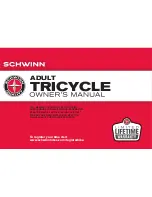 Schwinn 26" Adult Tricycle Owner'S Manual preview