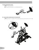 Preview for 18 page of Schwinn 430 Elliptical 2013 model Assembly Manual