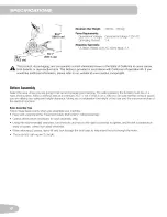 Preview for 6 page of Schwinn 470 Elliptical Assembly Manual / Owner'S Manual