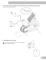 Preview for 11 page of Schwinn 520 Reclined Elliptical Assembly Manual / Owner'S Manual