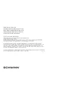 Preview for 20 page of Schwinn CV309 Owner'S Manual