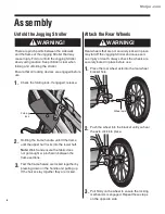 Preview for 8 page of Schwinn Double Seat Fixed WheelJogging Stroller User Manual