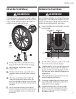 Preview for 9 page of Schwinn Double Seat Fixed WheelJogging Stroller User Manual