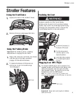 Preview for 13 page of Schwinn Double Seat Fixed WheelJogging Stroller User Manual