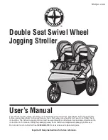 Schwinn Double Seat Swivel Wheel Jogging Stroller User Manual preview