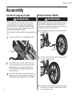 Preview for 8 page of Schwinn Double Seat Swivel Wheel Jogging Stroller User Manual