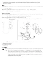 Preview for 8 page of Schwinn Fitness A40 Owner'S Manual