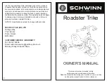 Preview for 1 page of Schwinn Roadster Trike Owner'S Manual