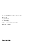 Preview for 22 page of Schwinn Turismo 13-SC113 Owner'S Manual