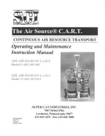 SCI The Air Source C.A.R.T.  F-ASC-001-001 Operating And Maintenance Instruction Manual preview