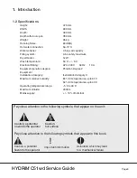 Preview for 4 page of SciCan HYDRIM C15wd Service Manual