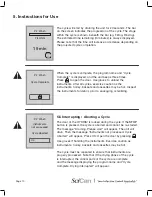 Предварительный просмотр 12 страницы SciCan hydrim c51w Operator'S Manual