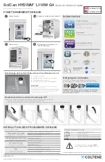 Preview for 2 page of SciCan HYDRIM L110w G4 Quick Reference Manual