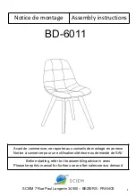 Предварительный просмотр 1 страницы SCIEM BD-6011 Assembly Instructions