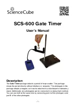 ScienceCube SCS-600 User Manual preview