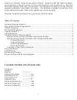 Предварительный просмотр 2 страницы ScienTECH 380401 Setup And Operating Procedures