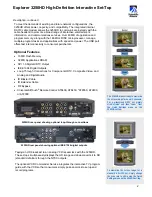 Предварительный просмотр 2 страницы Scientific Atlanta 3250HDTM Specification Sheet