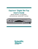 Scientific Atlanta 4240HDCTM User Manual preview