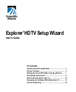 Preview for 1 page of Scientific Atlanta Explorer HDTV Setup Wizard User Manual