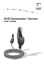 Preview for 1 page of Scientific Atlanta VCR Commander User Manual