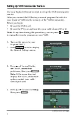 Preview for 8 page of Scientific Atlanta VCR Commander User Manual