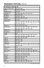 Preview for 22 page of Scientific Atlanta VCR Commander User Manual