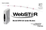 Scientific Atlanta WebSTAR DPX130 User Manual preview