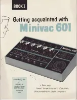 Scientific Development Corporation Minivac 601 Getting Acquainted preview