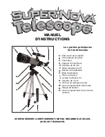 Preview for 4 page of Scientific Explorer Super Nova Telescope Instruction Manual