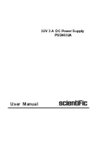 Scientific PSD4032A User Manual preview