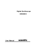 Scientific SMO2000X User Manual preview