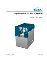 Предварительный просмотр 1 страницы SCIEX TripleTOF 5600 System User'S Manual