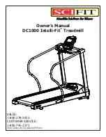 SCIFIT DC1000 Intelli-Fit Owner'S Manual preview