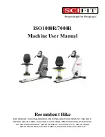 SCIFIT ISO10 R-BR Series Machine User Manual preview