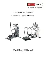 SCIFIT SXT7000 User Manual preview