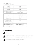 Preview for 6 page of scigiene Mycotox CUSFY-1 Operation Manual