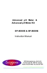 scigiene SP-850055 Instruction Manual предпросмотр