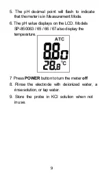 Preview for 9 page of scigiene SP-850062 Manual