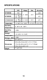 Preview for 18 page of scigiene SP-850062 Manual