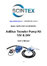 SCINTEX SAPK12V01 User Manual preview