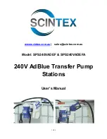 Preview for 1 page of SCINTEX SPS240VADEF User Manual