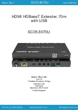 Preview for 1 page of Scion-Tech SC05.8070U User Manual