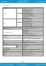 Preview for 4 page of Scion-Tech SC05.8070U User Manual