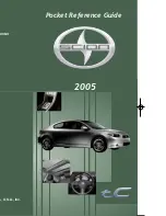 Preview for 1 page of Scion 2005 tC Pocket Reference Manual