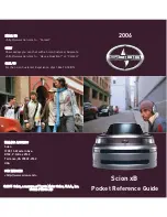 Scion 2006 xB Pocket Reference Manual preview